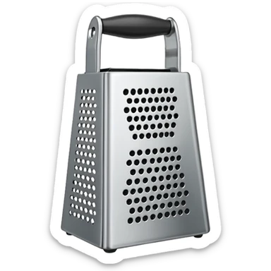 Grater sticker
