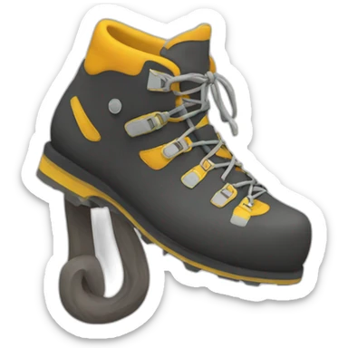 climbing-shoes sticker