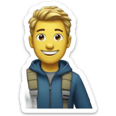 The happy firs sticker