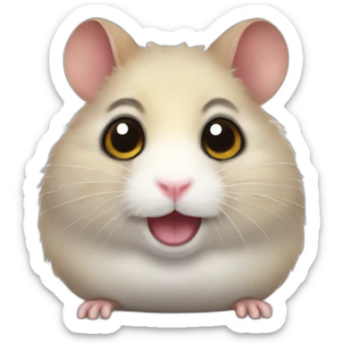 3 eyed hamster sticker