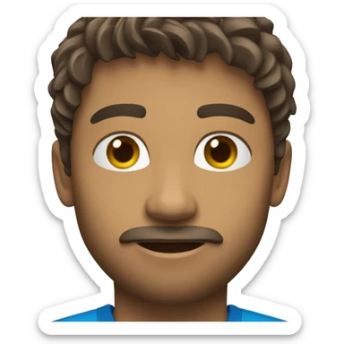 Un joueur de foot qui tire sticker