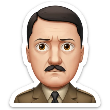 Adolph Hitler nazi sticker