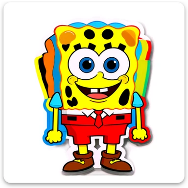 Bob esponja  sticker