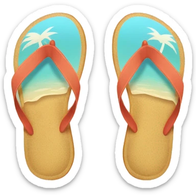 Flip-Flops sticker