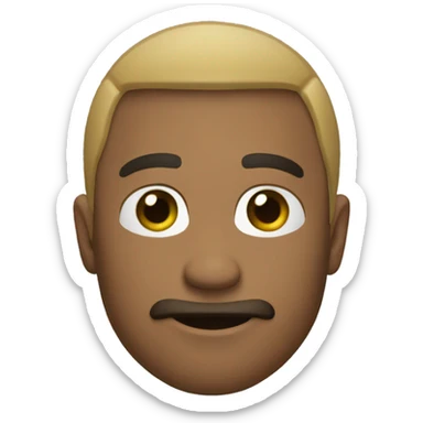 Popo con patas sticker