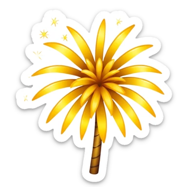 fireworks yellow sticker