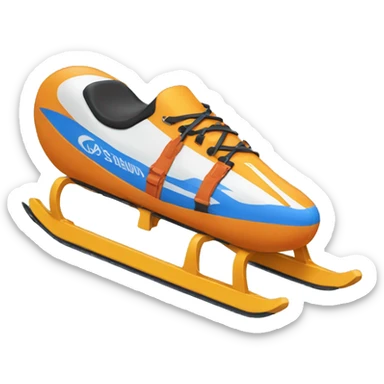 olympic sled sticker