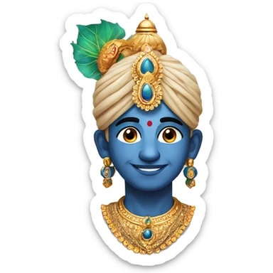 krishna bhagwan  sticker