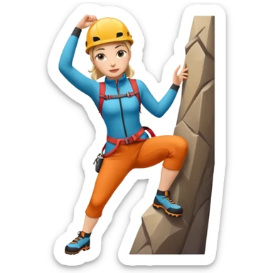 glamorous climber sticker