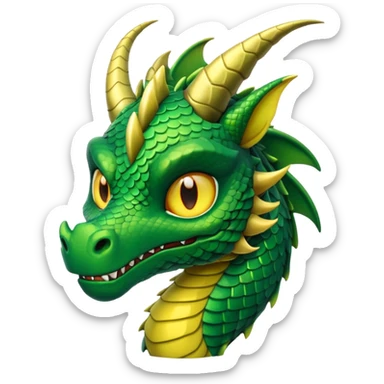 simple western dragon, suitable for Discord emoji style sticker