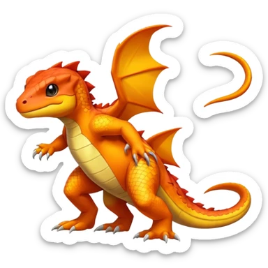 Sandile-Helioptile-Charmeleon-fusion (full body) sticker