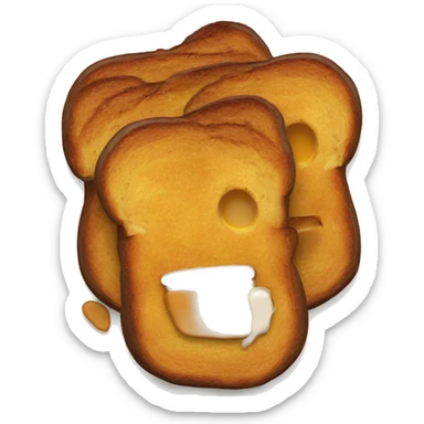 pumpkin bread french toast sticker