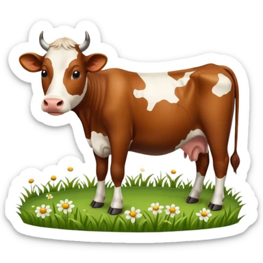 Cow sticker