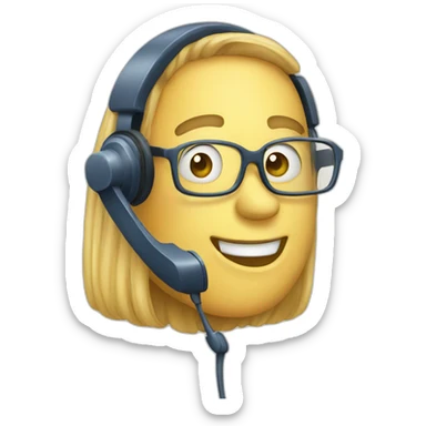 phone calling sticker