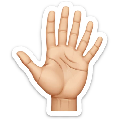 Hii hand sticker
