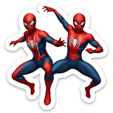 Spiderman Kaine Parker Clone Scarlet Spiderman emoji sticker