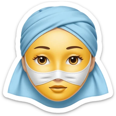 Sheet mask sticker