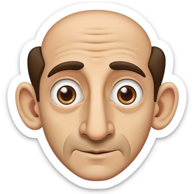 Jewish guy with big nose sticker