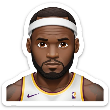 Create LeBron James  sticker