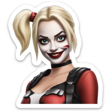 Margot Robbie Harley quinn sticker