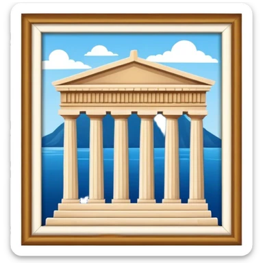 ancient Greece building sticker