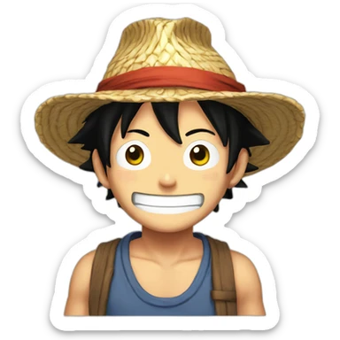 literally just Luffy sticker
