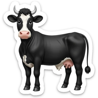 pantomime freisan cow sticker