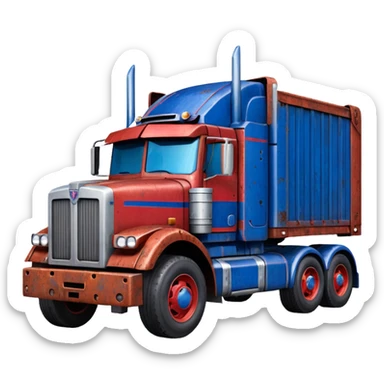 Optimus prime camion sticker