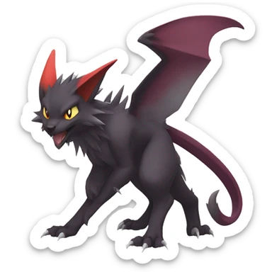 Noivern-Torracat-Zoroark full body sticker