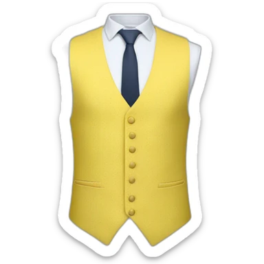 macron yellow waistcoat sticker