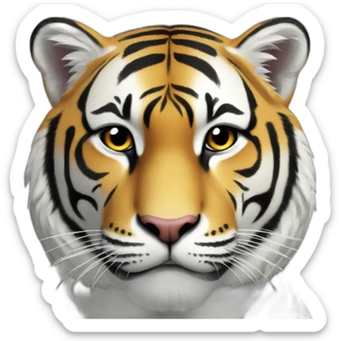 Tigre blanc sticker
