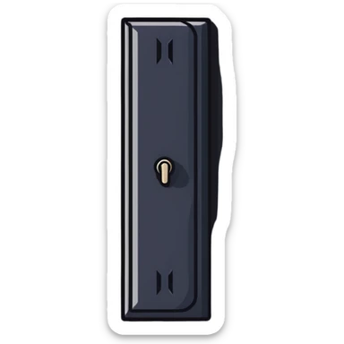 cartoon style wall nail with bold lines and playful look sticker