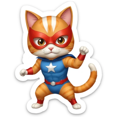 Marvel cat sticker