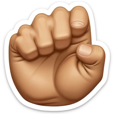 Bite one's fist sticker