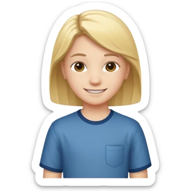 13 year old standing sticker