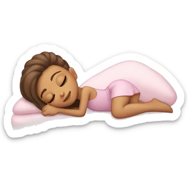 Ariana Grande sleeping sticker