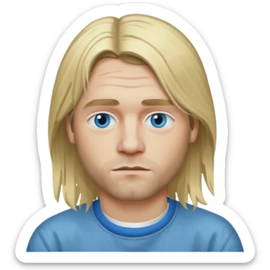 Kurt cobain sticker