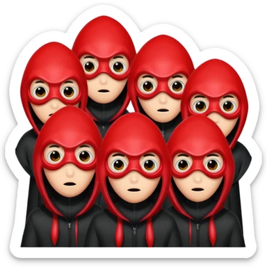 Squid game emoji sticker