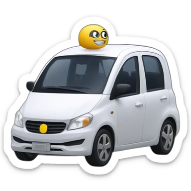 the plastic AI of BOLT TAXI sticker