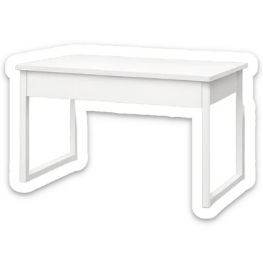 minimalist-clean-work-desk-with-white-wood-colorway-front-view sticker