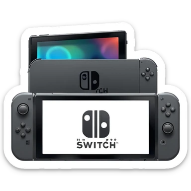 Nintendo Switch game console sticker