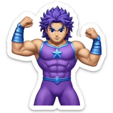 J’aimerais que tu me crées un emoji sur star Platinum dans jojo bizarre Adventure sticker