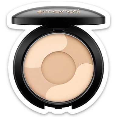 channel makeup powder sticker