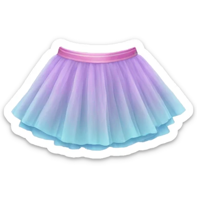 Tutu skirt sticker