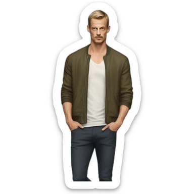 Joel Kinnaman wardrobe sticker