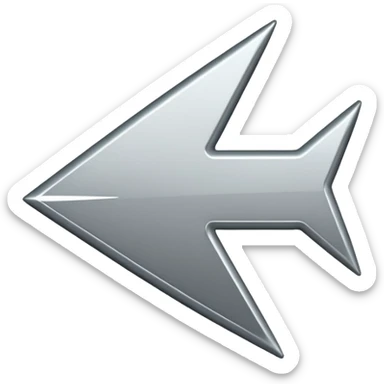 flecha para esquerda sticker