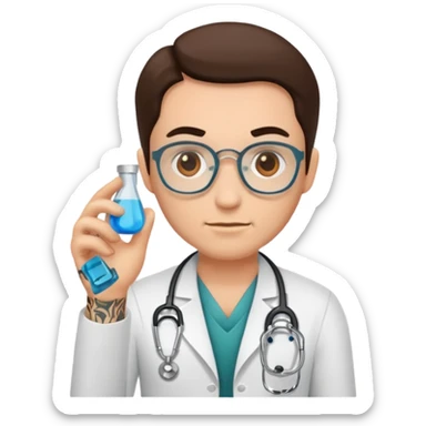 tattooed doctor sticker