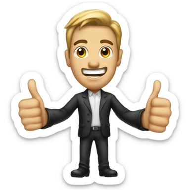 This man into an emoji giving a thumbs up https://culted.com/wp-content/uploads/2023/05/Untitled-1-9.jpg sticker