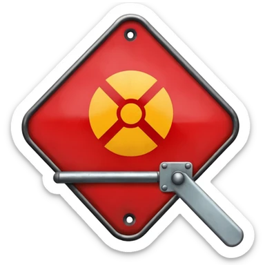 no entry sign sticker