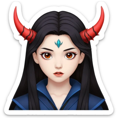 Rumi from K-pop demon hunters sticker